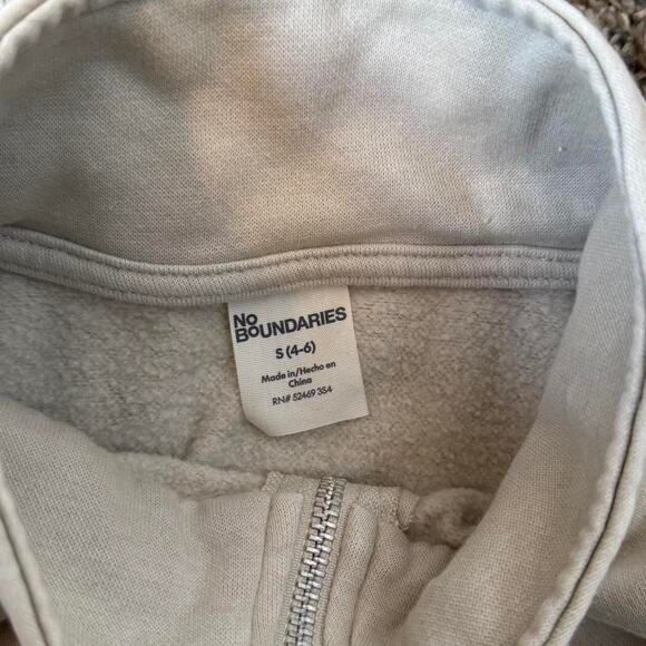 Grey & Blue Quarter Zip Crewneck - Picture 7 of 7